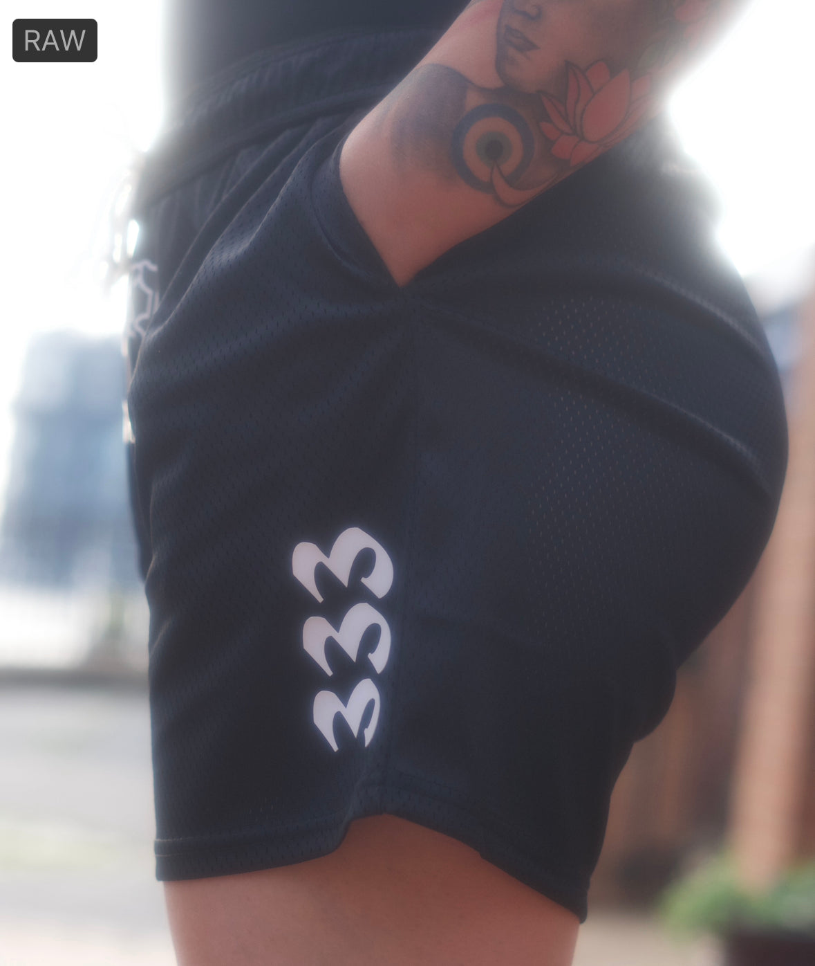 “Angel Number” Mesh Shorts